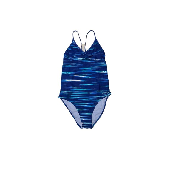 C9 Champion Women’s Size L (12-14) Blue One Piece Swim Suit Racerback - Picture 1 of 5